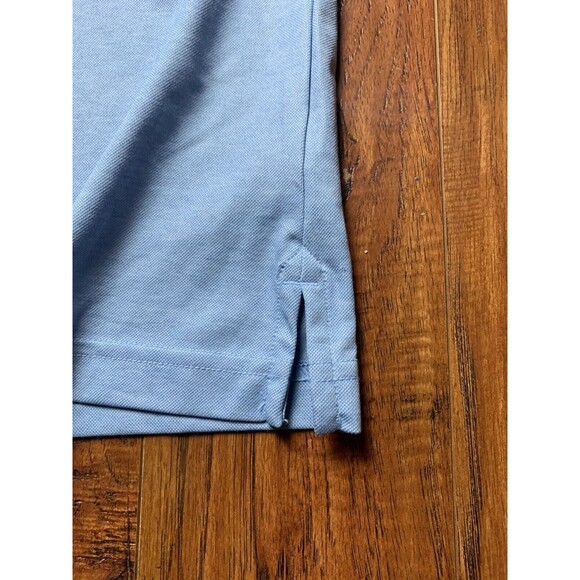 TRAVIS MATHEW Shirt Mens XXL Light Blue Pima Cotton Golf Polo Casual - Picture 6 of 9